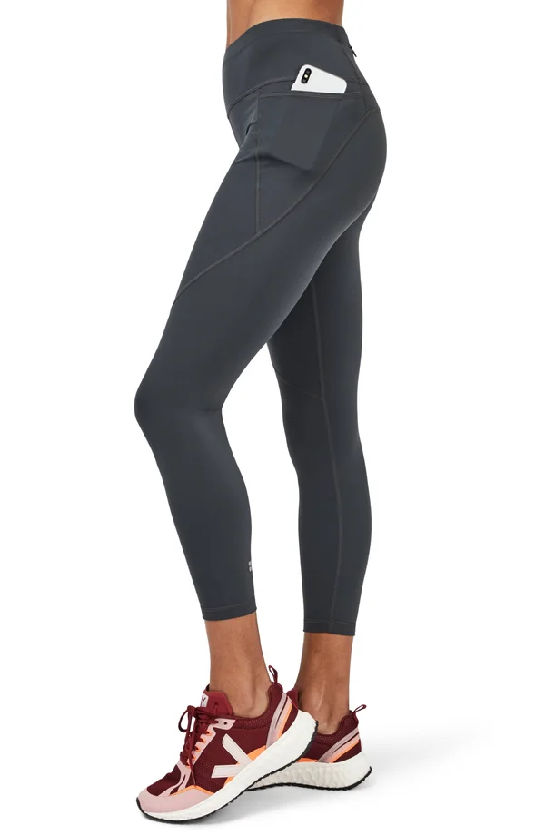 Sweaty Betty Power 7/8 Workout Leggings - Grey, Women's XXLarge