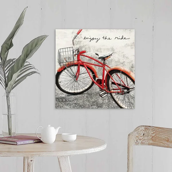 Enjoy The Ride - Canvas Wall Art, 20x20, Great Big Canvas