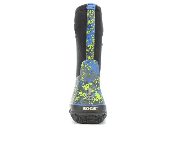 Bogs Youth Classic Micro Camo Boot - 4 - Blue Multi