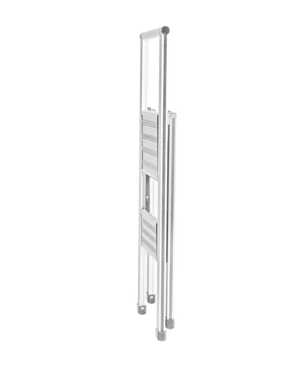 Wenko Aluminium Design 2-Step Folding Stepladder - White