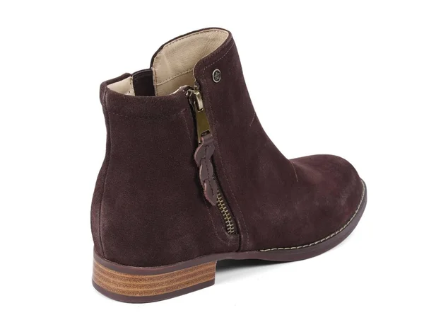 Spenco Ivy Women's Suede Ankle Boot French Roast - 10 Wide