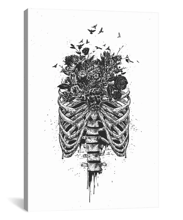 Balazs Canvases by iCanvas - Balazs Solti New Life Black Wrapped Can
