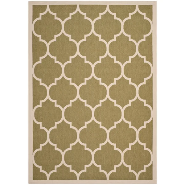 Safavieh Courtyard CY6914-266 5&3x22 x 7&7x22 Black - Beige Area Rug