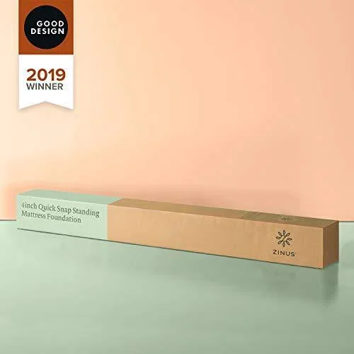 Zinus Good Design Winner Justina 11 inch Metal Mattress Foundation - Twin XL, Beige