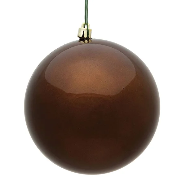 Vickerman 3x22 Mocha Candy Ball Christmas Ornament 12 per Bag
