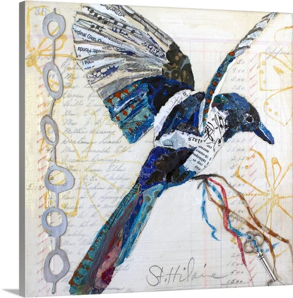 Happy Bird II - Canvas Wall Art, 30x30, Great Big Canvas