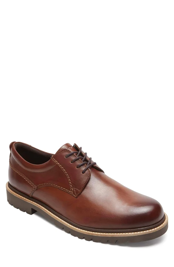 Rockport Men's Marshall Plain Toe Oxford - Size: 11.5, Brown