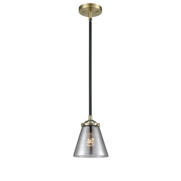 Innovations 284-1S-BAB-G63 Black Antique Brass Small Cone 1 Light Mini Pendant