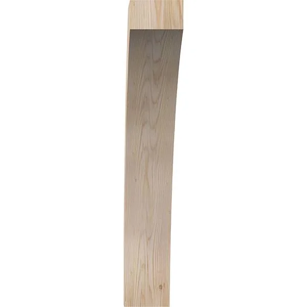 Ekena Millwork 5 1/2x22W x 28x22D x 34x22H Thorton Smooth Brace, Douglas Fir