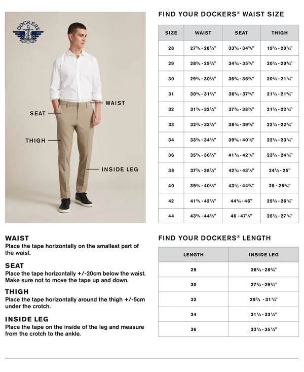 Dockers Men's Relaxed Fit Comfort Khaki Pants