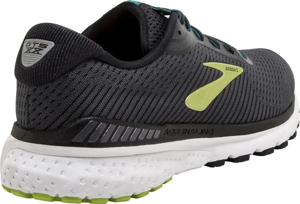 Brooks Adrenaline GTS 20 12, Black/Lime/Blue Grass (Men's)