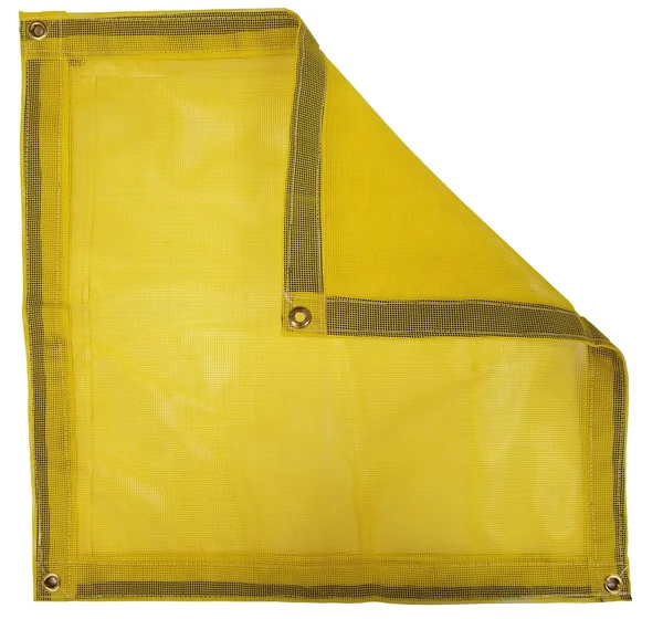Harpster Tarps 10& x 20& Yellow Vinyl Coated Mesh Tarp 10 oz.