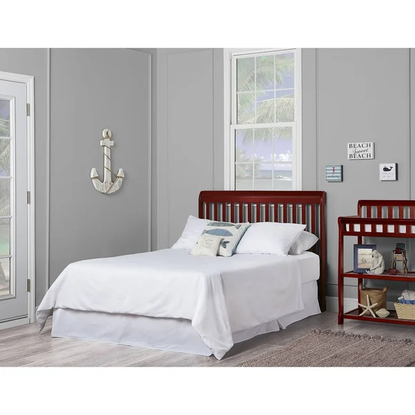 Dream on Me Ashton 5 in 1 Convertible Crib - Cherry