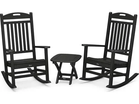Trex Outdoor Furniture Yacht Club 3-Piece Rocker Set - Rainforest Canopy