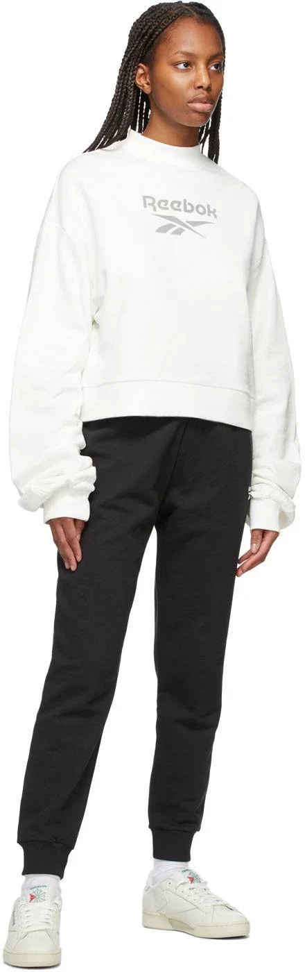 Reebok Classics Black French Terry Classic Lounge Pants
