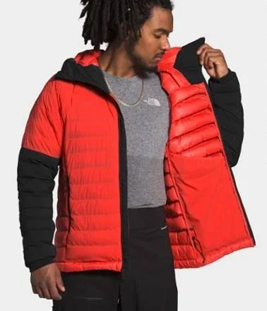 The North Face Men's Summit L3 50/50 Down Hoodie - XL - Flare, TNF Black