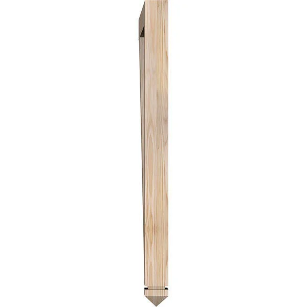 Ekena Millwork 3 1/2x22W x 38x22D x 46x22H Thorton Arts & Crafts Smooth BRACKET - Douglas Fir