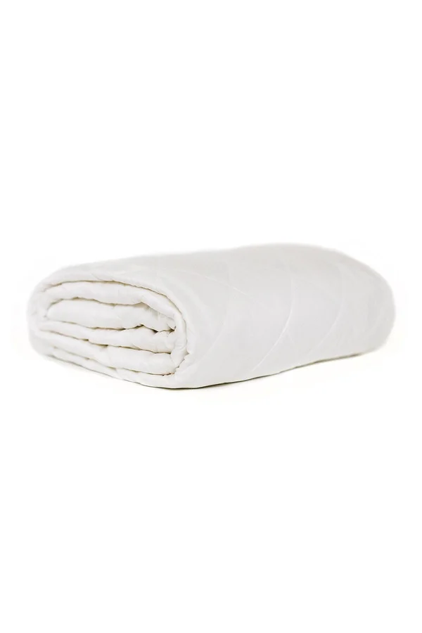 Cozy Earth - Luxury Bamboo Mattress Pad - Queen - White