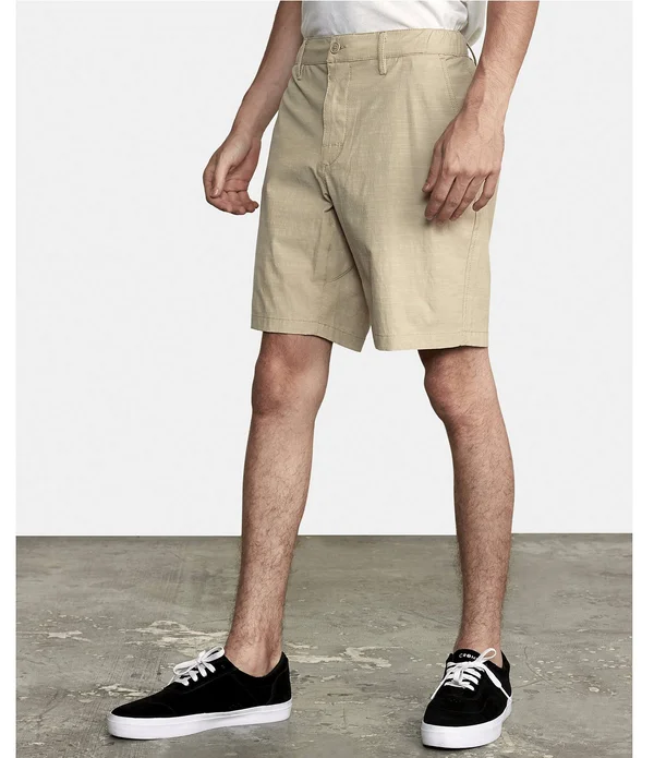 RVCA Back in Hybrid Walk Shorts - Khaki - 30