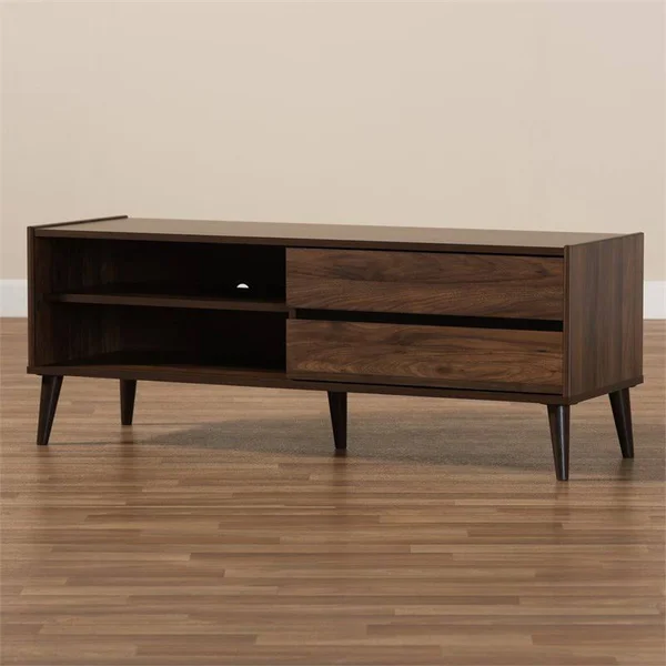 Bowery Hill Wood 32x22 TV Stand in Walnut - BH-4752-2006774