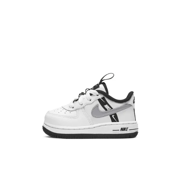 Nike Force 1 LV8 White/Black Toddler Boys& Shoes - Size: 7