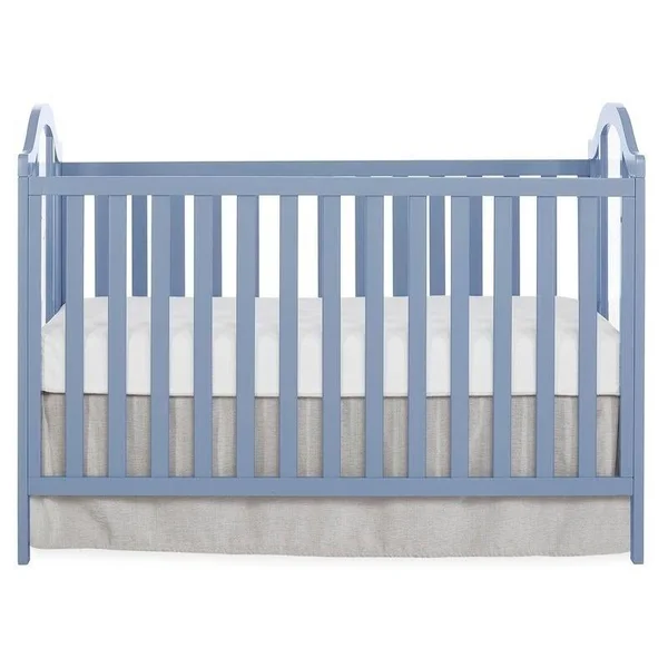 Slumber Baby Ariel Convertible Crib, Dusty Blue