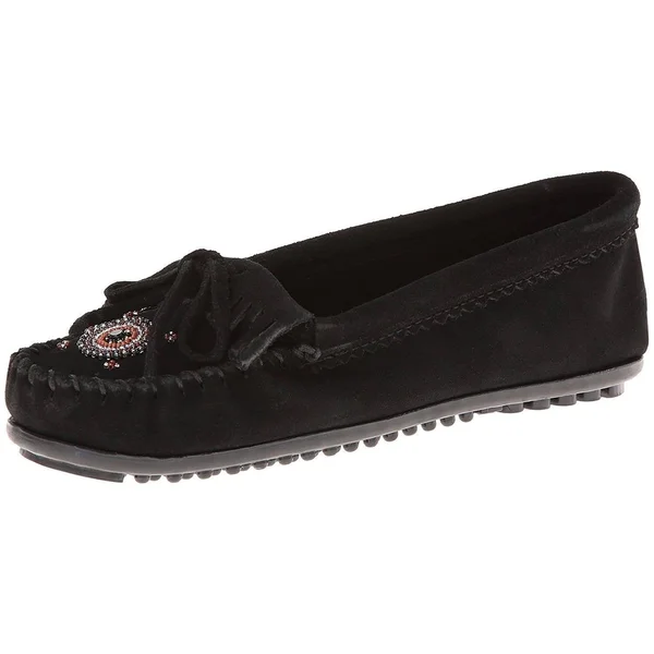 Minnetonka Women's Me to We Moccasin 8.5, Dusty Brown