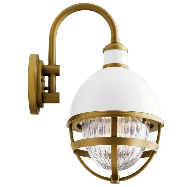 Kichler 59049BK Tollis 1 Light 15 inch Black Outdoor Wall Small