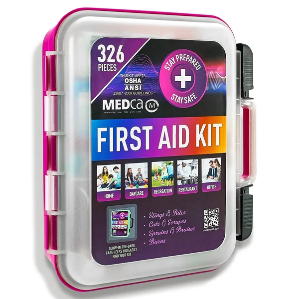 First Aid Kit - Emergency First Aid Kit and Medical Kit Exceeds ANSI Z308.1-2009
