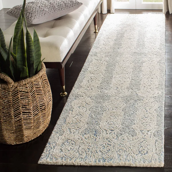Safavieh Glamour 536 Blue/Ivory 8& x 10& Area Rug