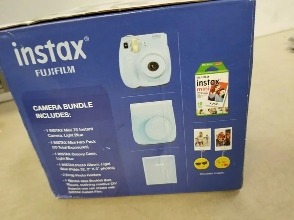 Fujifilm Mini 7S Light Blue Instax Instant Film Camera