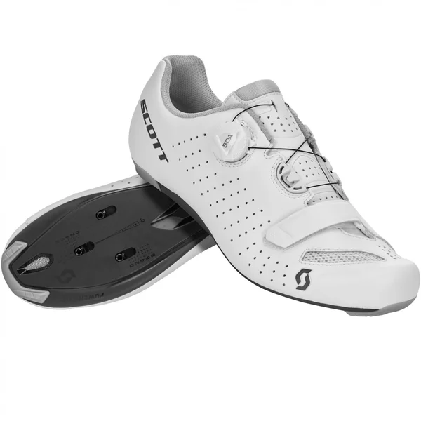 Scott Road Comp Boa Cycling Shoe - Men's White/Black - 46.0