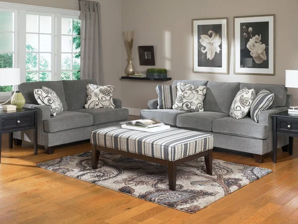 Ashley Yvette - Steel Loveseat