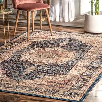 Yakira Brown Area Rug World Menagerie Rug Size: Rectangle 5& x 8&