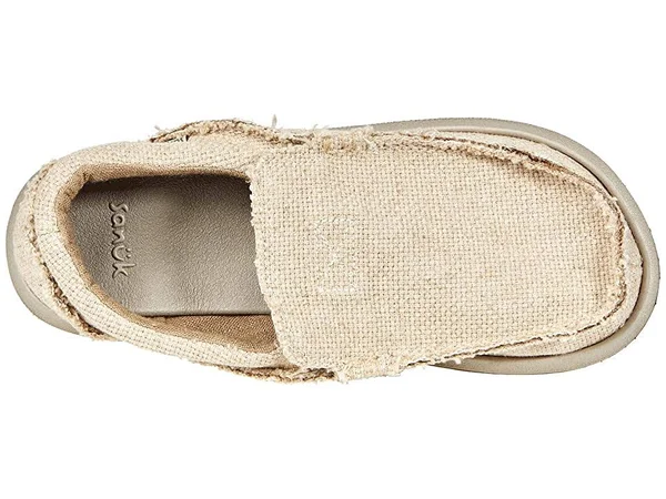Sanuk Men's Chiba Hemp Shoes - Natural - 10