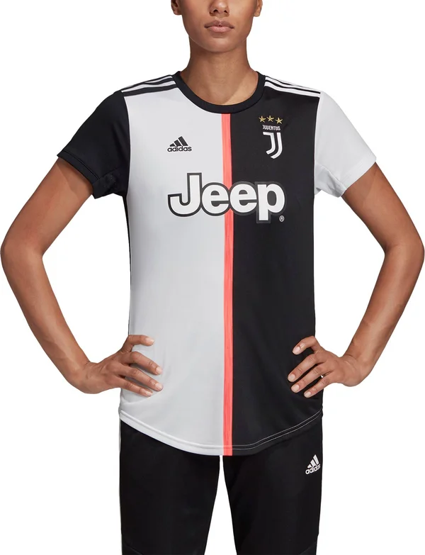 Adidas Juventus 2019-20 Women's Home Jersey - in Black/White, Size Xs