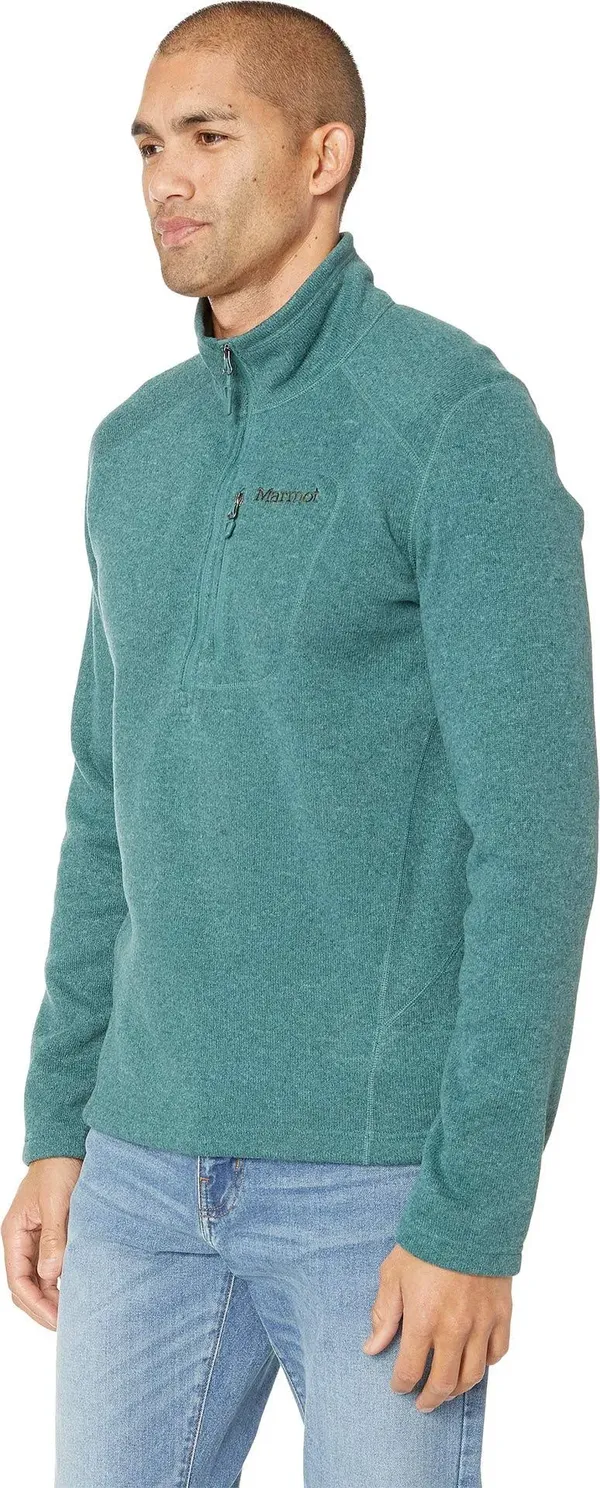 Marmot Men's Drop Line 1/2 Zip Mallard Green L