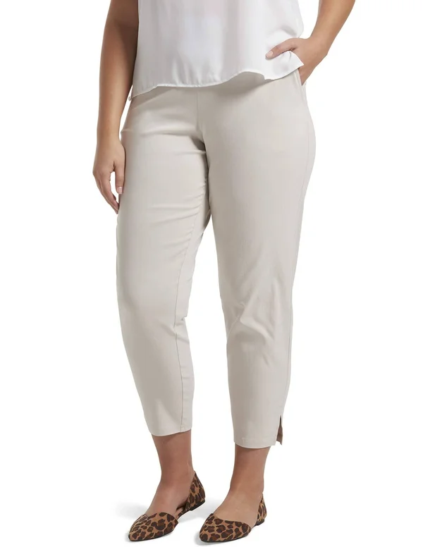 Hue Plus Size Temp Tech Trouser Pants Hosiery - Women's