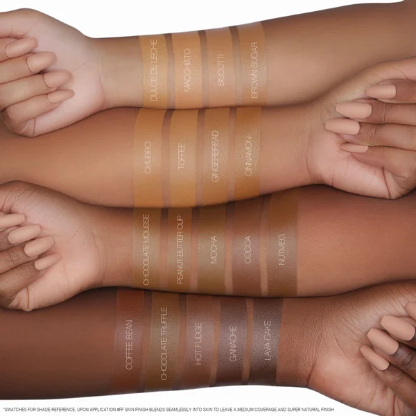 Huda Beauty 550R Hot Fudge #FauxFilter Skin Finish Buildable Coverage Foundation Stick - 0.44 oz