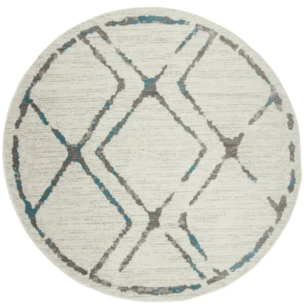 Safavieh Skyler SKY197D Ivory/Blue 4& x 6& Area Rug