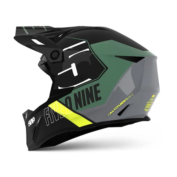 509 F01009400-160-110 Altitude 2.0 Cold Wheather 2X-Large Maroon/Teal Off-Road Helmet