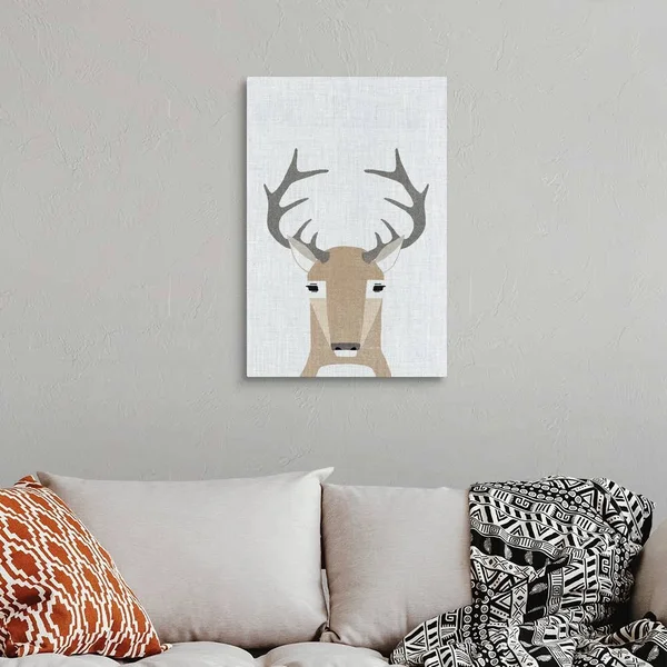 Whitetail Deer, Canvas Wall Art, 20x30, Great Big Canvas