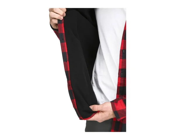 Simms Coldweather Shirt L, Auburn Red Buffalo Blur Plaid