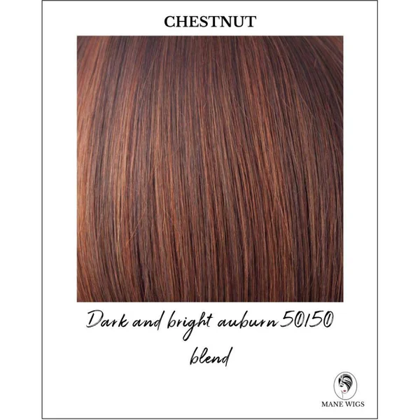 Noriko Alva Synthetic Wig, Chestnut