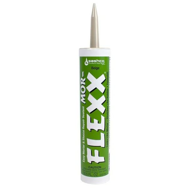 Sashco 15010 Mor-Flexx Caulking for Mortar, 10.5 Ounce Cartridge, Beige (Pack of 12)