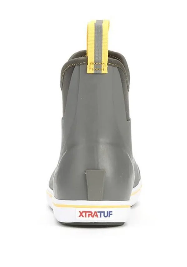 Xtratuf 6x22 Ankle Deck Boots - Men's 8, Navy/Red