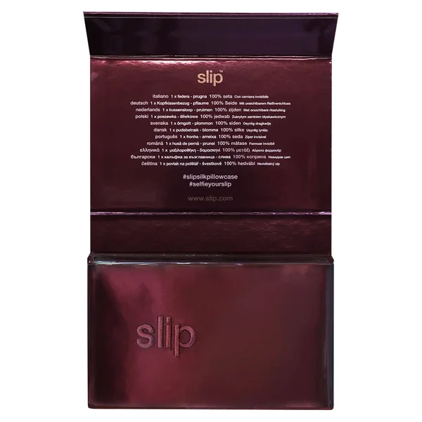 Slip Pure Silk Pillowcase - Plum - Size Queen