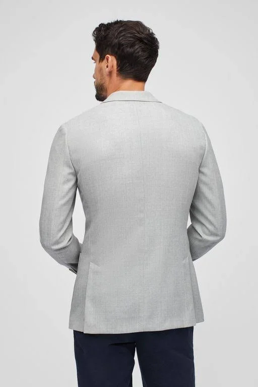 Bonobos Unconstructed Italian Wool Blazer - Gray - Formal Jackets
