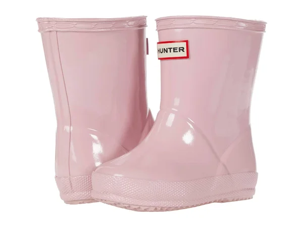 Hunter Original Kids& First Classic Gloss Rain Boot (Toddler) Foxglove
