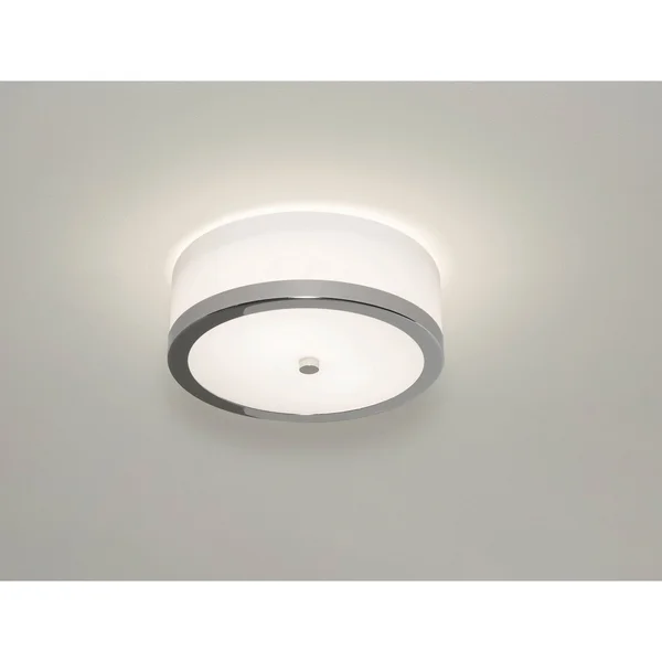 AFX Salerno 13.5-in Polished Chrome LED Flush Mount Light, SALF13LAJUDPC